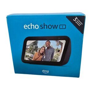 NEW Echo Show 5 (3rd Gen) Smart Display Alexa 5.5" Screen Black Compact Design